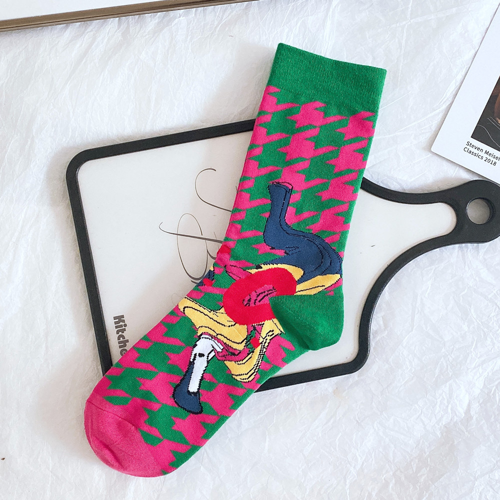 Fall Skateboard Socks Socks Fashion Trends On The Streets In A Long-barreled Socks Personalized Socks